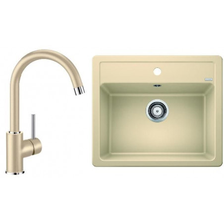 Set Blanco 08 - C (dřez Legra 6 Béžová champagne + baterie Mida Béžová champagne) Set Blanco 08 - C (dřez Legra 6 Béžová champagne + baterie Mida Béžová champagne)
