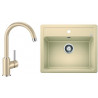 Set Blanco 08 - C (dřez Legra 6 Béžová champagne + baterie Mida Béžová champagne) Set Blanco 08 - C (dřez Legra 6 Béžová champagne + baterie Mida Béžová champagne)