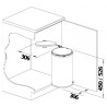 Odpadkový koš Blanco Singolo XL, 20 l Odpadkový koš Blanco Singolo XL, 20 l