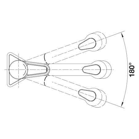 Kuchyňská baterie Blanco Wega II-S Chrom/Antracit