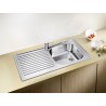 Kuchyňský dřez Blanco Top EES 8x4 Přírodní lesk Kuchyňský dřez Blanco Top EES 8x4 Přírodní lesk