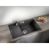 Kuchyňský dřez Blanco Zia XL 6 S Compact Antracit, bez excentru