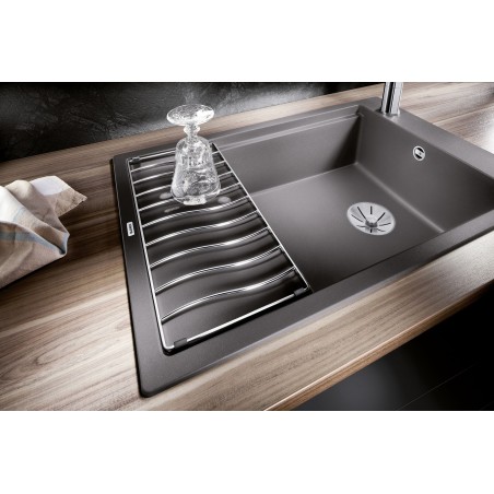 Kuchyňský dřez Blanco Elon XL 6 S, s odkapávací mřížkou, Černá