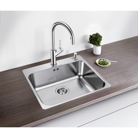 Kuchyňský dřez Blanco Supra 500-IF/A R12, kartáčovaný, s táhlem