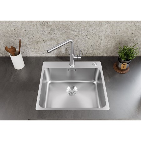 Kuchyňský dřez Blanco Solis 500-IF/A, Push Control, kartáčovaný