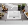 Kuchyňský dřez Blanco Dalago 5 Šedá skála, s excentrem
