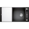 Kuchyňský dřez Blanco Axia III XL 6 S Antracit, s krájecí deskou a excentrem, se skleněnou krájecí deskou Kuchyňský dřez Blanco Axia III XL 6 S Antracit, s krájecí deskou a excentrem, se skleněnou krájecí deskou