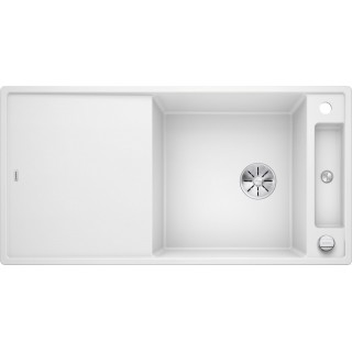Kuchyňský dřez Blanco Axia III XL 6 S Bílá, se skleněnou krájecí deskou