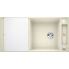 Kuchyňský dřez Blanco Axia III XL 6 S Jasmín, s krájecí deskou a excentrem, se skleněnou krájecí deskou Kuchyňský dřez Blanco Axia III XL 6 S Jasmín, s krájecí deskou a excentrem, se skleněnou krájecí deskou