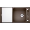 Kuchyňský dřez Blanco Axia III XL 6 S Kávová, s krájecí deskou a excentrem, se skleněnou krájecí deskou Kuchyňský dřez Blanco Axia III XL 6 S Kávová, s krájecí deskou a excentrem, se skleněnou krájecí deskou