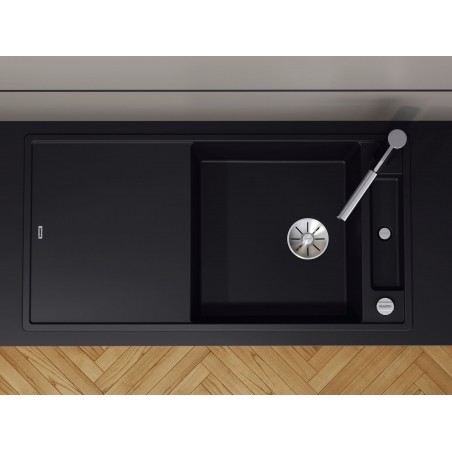 Kuchyňský dřez Blanco Axia III XL 6 S Kávová, s krájecí deskou a excentrem, se skleněnou krájecí deskou Kuchyňský dřez Blanco Axia III XL 6 S Kávová, s krájecí deskou a excentrem, se skleněnou krájecí deskou