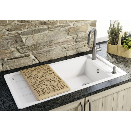 Kuchyňský dřez Blanco Faron XL 6 S Bílá, bez excentru