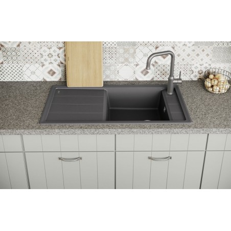 Kuchyňský dřez Blanco Faron XL 6 S Kávová, bez excentru