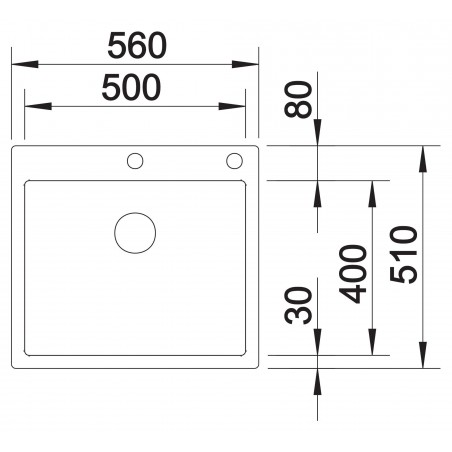 Kuchyňský dřez Blanco Claron Style 500-IF/A Kuchyňský dřez Blanco Claron Style 500-IF/A