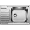 Kuchyňský dřez Blanco Dinas XL 6 S Compact Kartáčovaný, s excentrem Kuchyňský dřez Blanco Dinas XL 6 S Compact Kartáčovaný, s excentrem