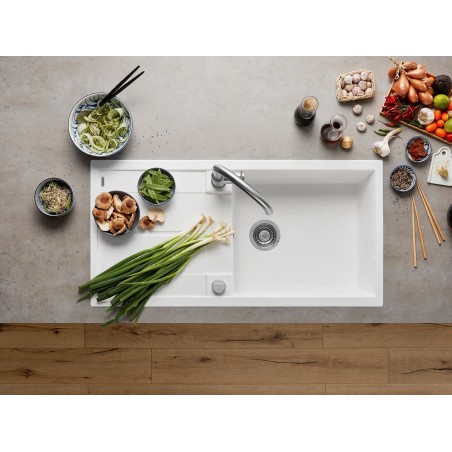 Kuchyňský dřez Blanco Metra XL 6 S Bílá, s excentrem