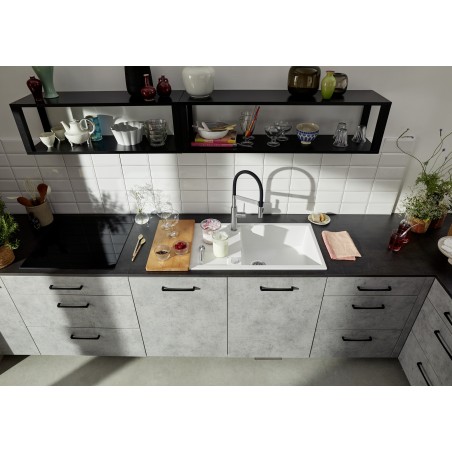 Kuchyňský dřez Blanco Metra XL 6 S Bílá, s excentrem