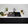 Kuchyňský dřez Blanco Zia 45 S Černá, s excentrem