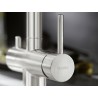 Kuchyňská baterie Blanco Fontas-S II Filter PVD Steel, včetně filtrační jednotky Kuchyňská baterie Blanco Fontas-S II Filter PVD Steel, včetně filtrační jednotky
