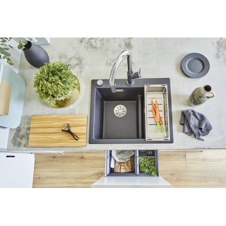 Kuchyňská baterie Blanco Carena-S Vario Šedá skála