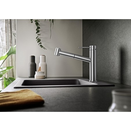Kuchyňská baterie Blanco Ambis-S Nerez kartáčovaná