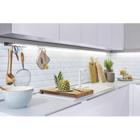 Kuchyňský dřez Blanco Axia III 6 S Antracit, levý, s dřevěnou krájecí deskou a miskou