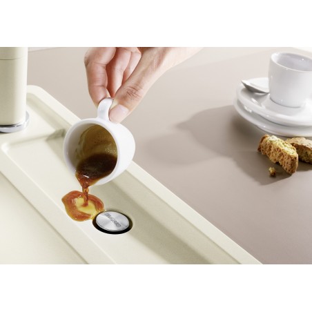 Kuchyňský dřez Blanco Axia III 45 S Šedá skála, s dřevěnou krájecí deskou