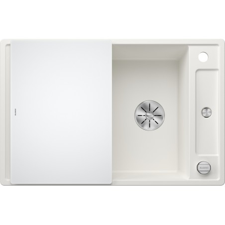 Kuchyňský dřez Blanco Axia III 45 S Bílá, se skleněnou krájecí deskou