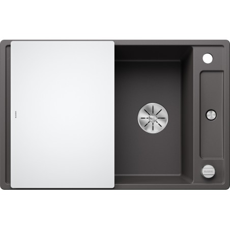 Kuchyňský dřez Blanco Axia III 45 S Šedá skála, se skleněnou krájecí deskou