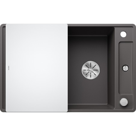 Kuchyňský dřez Blanco Axia III 45 S-F Šedá skála, se skleněnou krájecí deskou