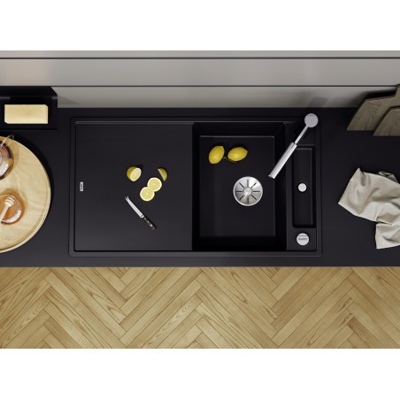 Kuchyňský dřez Blanco Axia III 5 S Kávová, s dřevěnou krájecí deskou