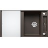 Kuchyňský dřez Blanco Axia III 5 S Kávová, se skleněnou krájecí deskou