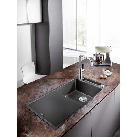 Kuchyňský dřez Blanco Axia III XL 6 S Tartufo, s dřevěnou krájecí deskou
