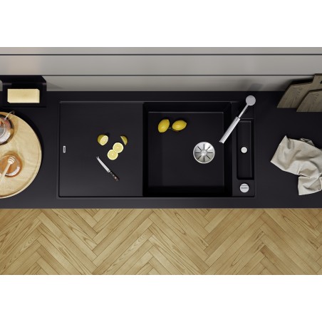 Kuchyňský dřez Blanco Axia III XL 6 S-F Šedá skála, s dřevěnou krájecí deskou