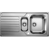 Kuchyňský dřez Blanco Dinas 6 S Kartáčovaný, s excentrem