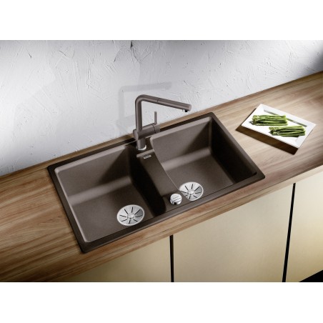 Kuchyňský dřez Blanco Lexa 8 Černá, s excentrem