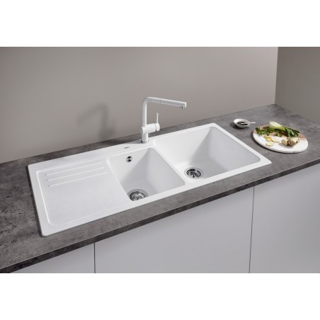 Kuchyňský dřez Blanco Naya 8 S Kávová, pravý