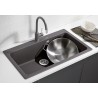 Kuchyňský dřez Blanco Naya XL 9 Šedá skála