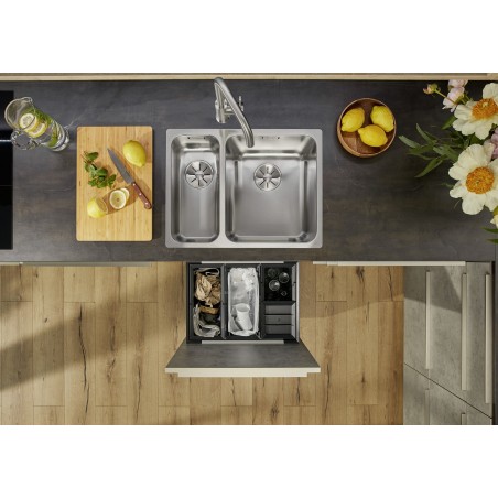 Kuchyňský dřez Blanco Solis 340/180-IF Kartáčovaný, pravý