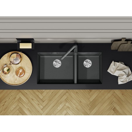 Kuchyňský dřez Blanco Subline 480/320-U Černá