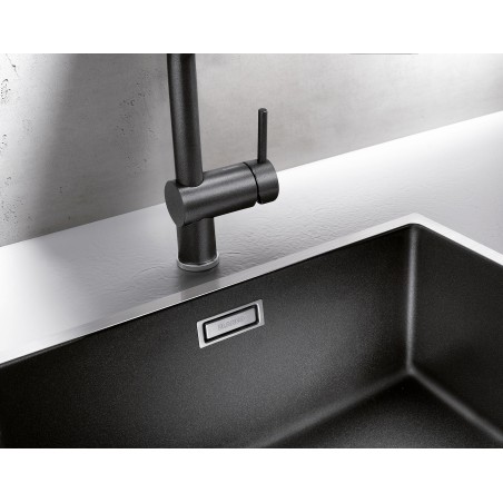 Kuchyňský dřez Blanco Subline 500-IF Černá, bez excentru