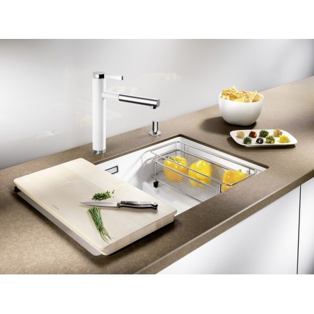 Kuchyňský dřez Blanco Subline 700-U Level Antracit, s košíkem