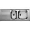 Kuchyňský dřez Blanco Top EZS 11x4 Přírodní lesk