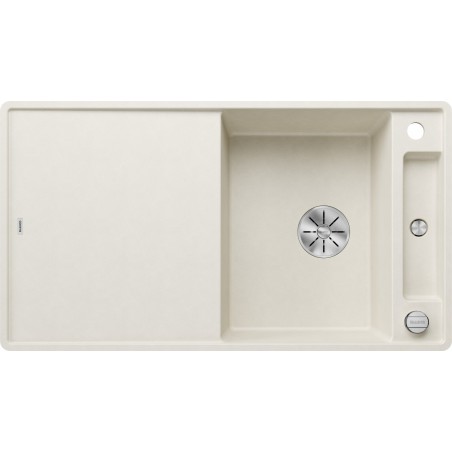 Kuchyňský dřez Blanco Axia III 5 S-F Bílá soft, s dřevěnou krájecí deskou