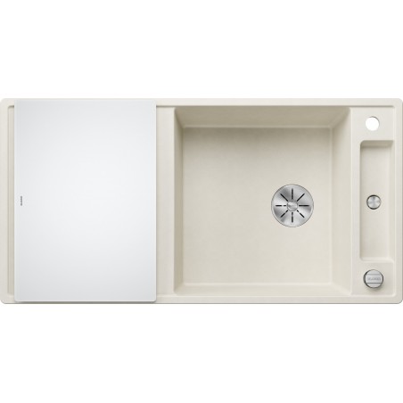 Kuchyňský dřez Blanco Axia III XL 6 S Bílá soft, se skleněnou krájecí deskou Kuchyňský dřez Blanco Axia III XL 6 S Bílá soft, se skleněnou krájecí deskou