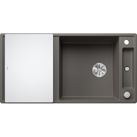 Kuchyňský dřez Blanco Axia III XL 6 S Šedá vulkán, se skleněnou krájecí deskou Kuchyňský dřez Blanco Axia III XL 6 S Šedá vulkán, se skleněnou krájecí deskou