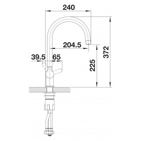 Kuchyňská baterie Blanco Trima PVD Steel