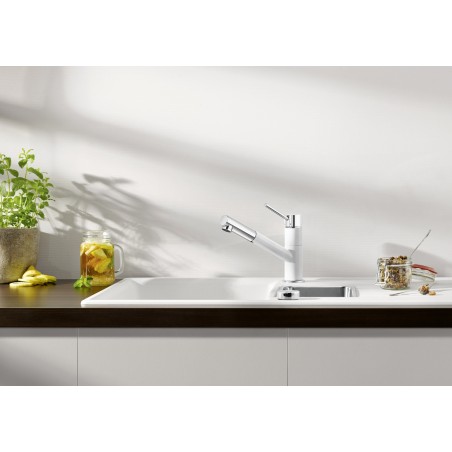 Kuchyňská baterie Blanco Kano-S Bílá soft