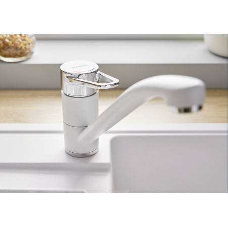 Kuchyňská baterie Blanco Wega II Chrom/Bílá soft Kuchyňská baterie Blanco Wega II Chrom/Bílá soft