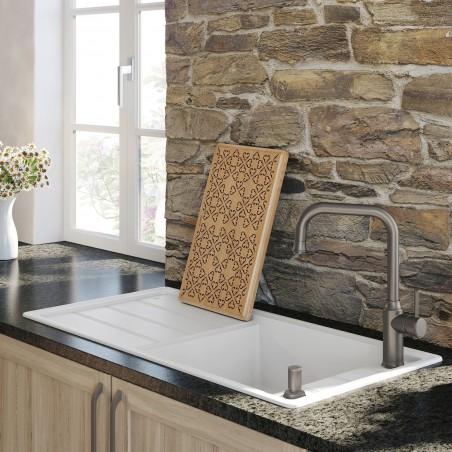 Kuchyňský dřez Blanco Faron XL 6 S Bílá soft, bez excentru